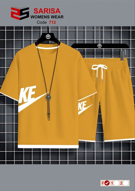 تیشرت لانگ با شورتک