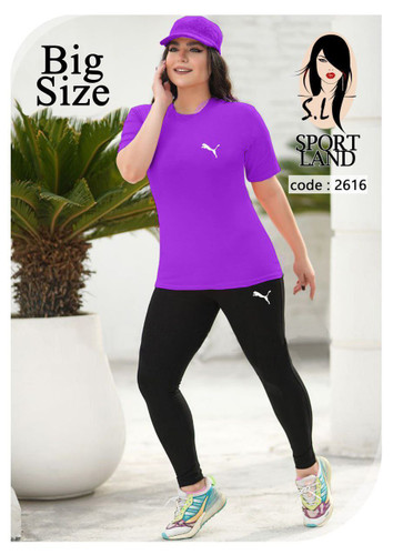 ست تیشرت لانگ رنگی و لگ مشکی