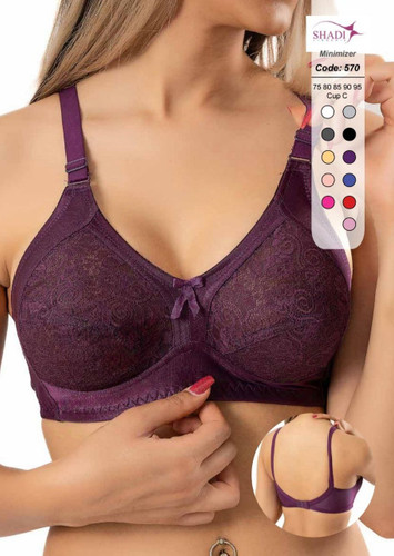 سوتین دور پرلون رویه گیپور بدون فنر