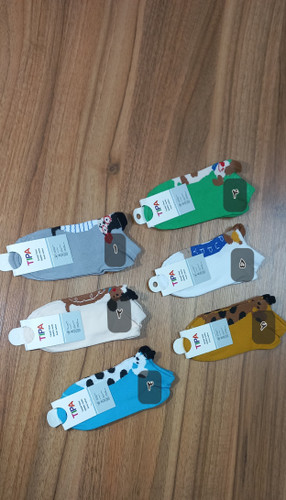 جوراب های مچی طرحدار بچگانه سایز۲