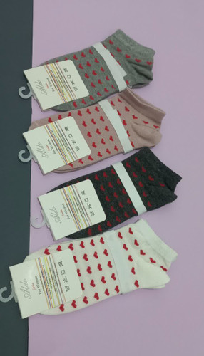 جوراب های مچی زنانه طرح قلب