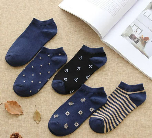 جوراب های مچی زنانه تم سورمه ای