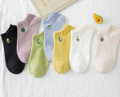 جوراب های مچی زنانه طرح آواکادو