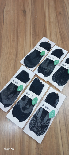 جوراب هایمچی رویه گیپور کفی دار زنانه