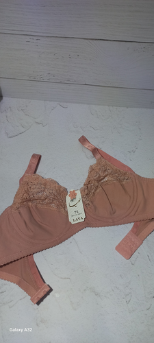 سوتین تمام نخ بالا گیپور فنردار