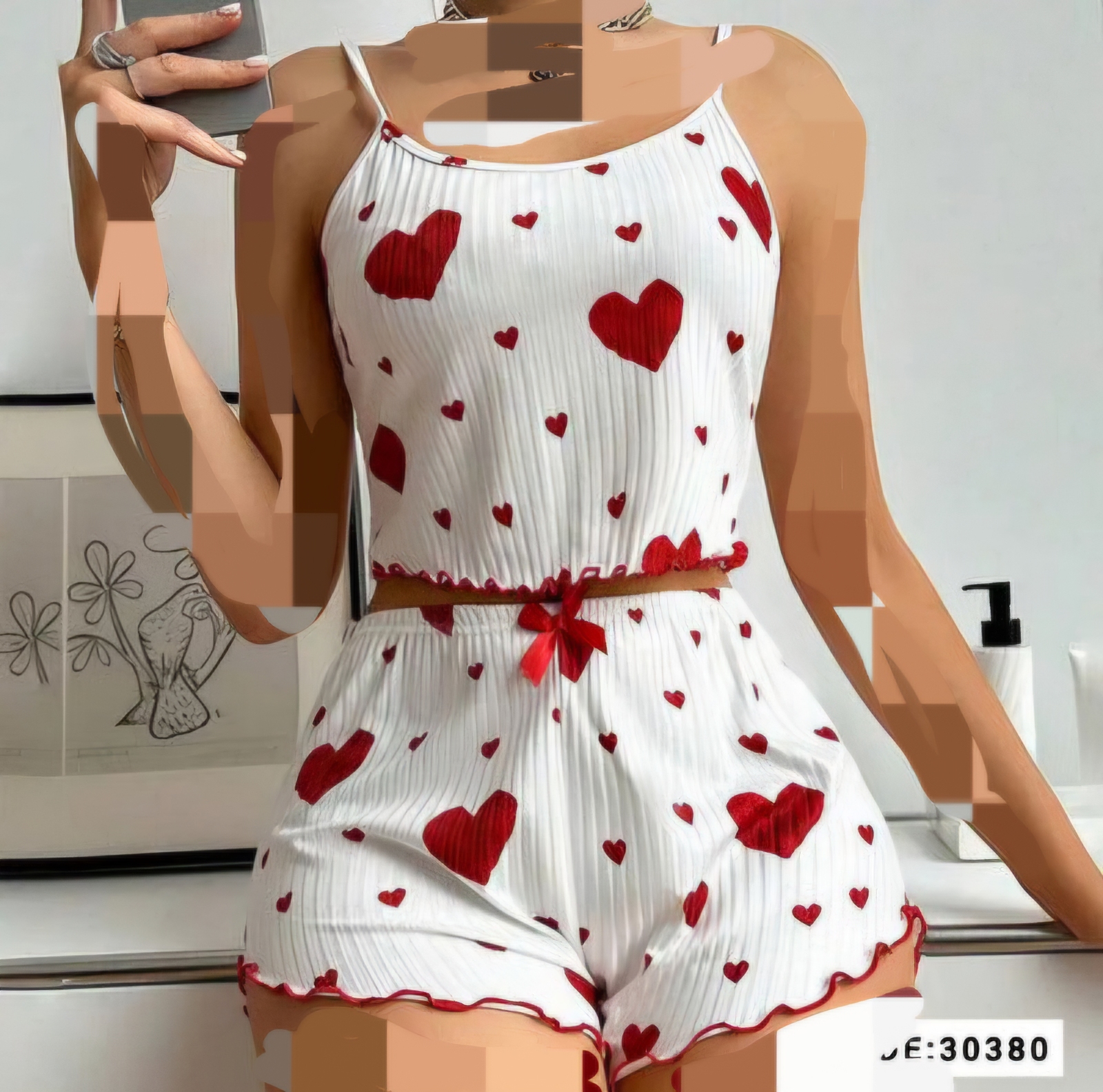 تاپ شورتک نخی کبریتی